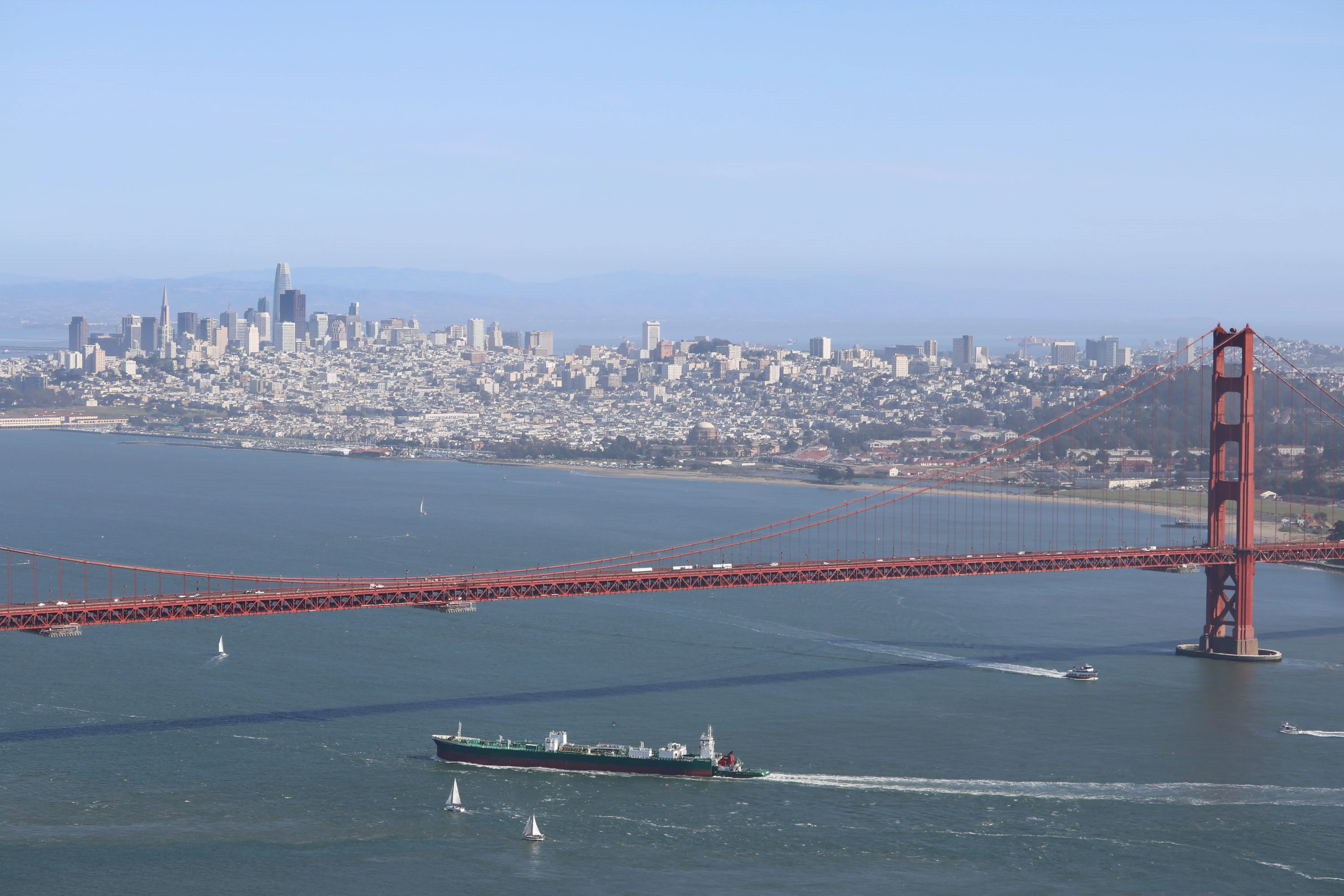 San Francisco San Francisco from Hawk Hill in Marin County